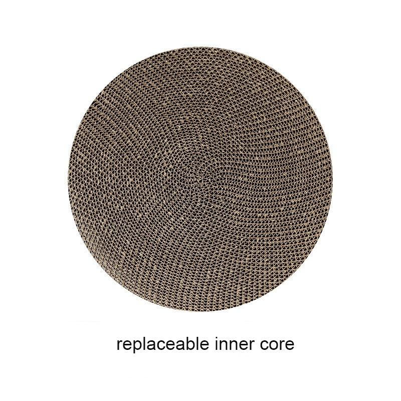 Durable Round Cat Scratcher Pad |Pet Store