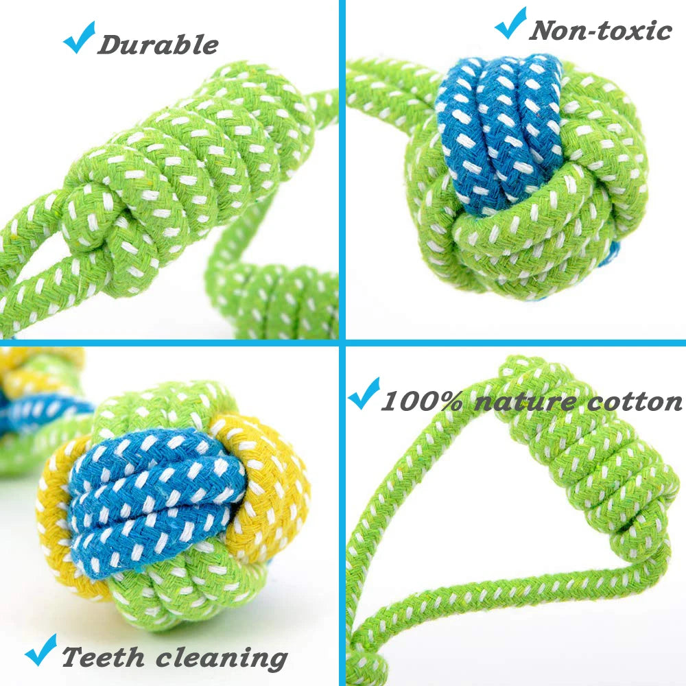 Chewy Dog Rope Ball Toy