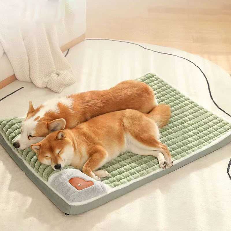 Cozy & Warm Fluffy Washable Dog Bed for Winter | Pet Store
