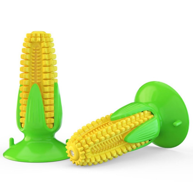 Dog Toys Corn Shaped Molars Bite Resistant Cleaning Teeth Toy | Interactive Chew Toy for Dogs