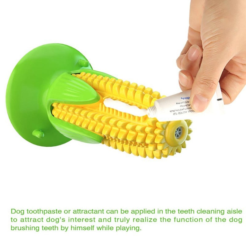 Dog Toys Corn Shaped Molars Bite Resistant Cleaning Teeth Toy | Interactive Chew Toy for Dogs