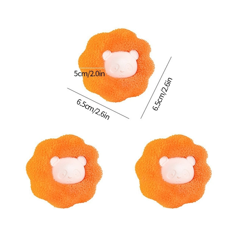 Shop Reusable Magic Pet Hair Removal Laundry Balls - Say Goodbye to Pet Hair on Clothes!