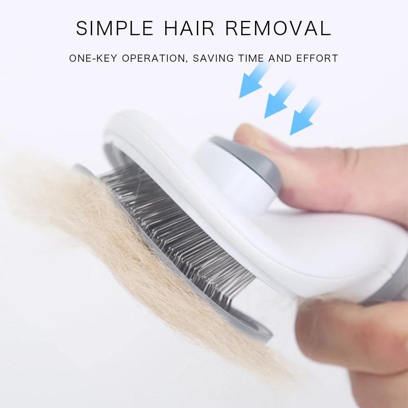Top-Quality Stainless Steel Pet Comb for Dog & Cat Hair Removal | Pet Grooming Essentials