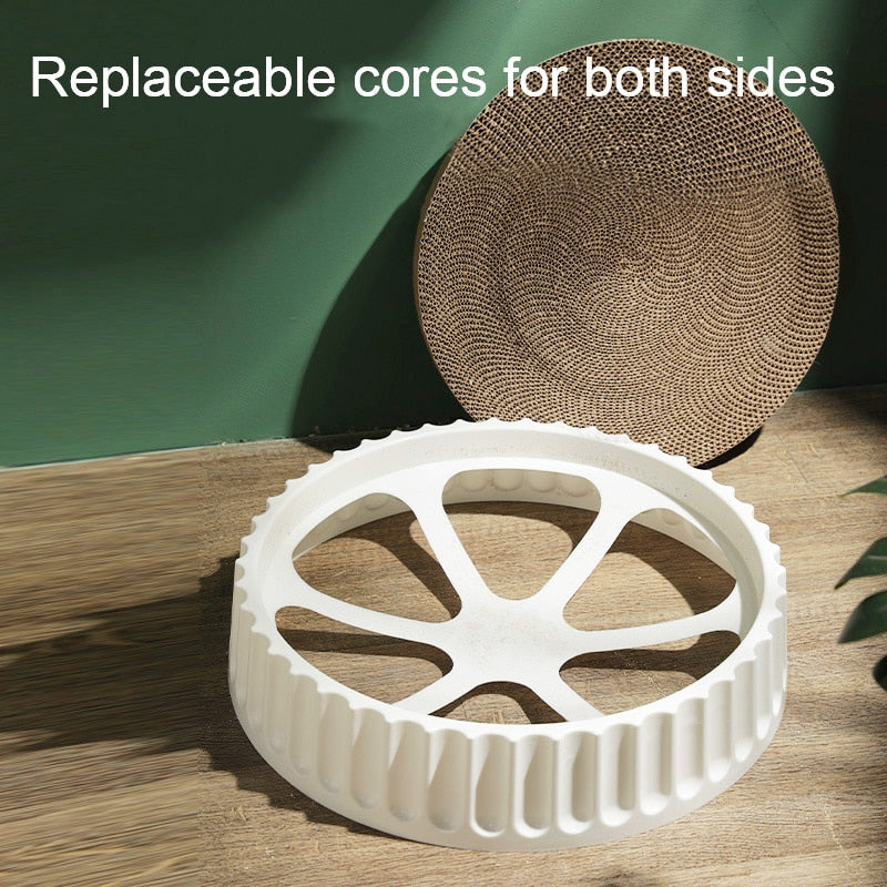 Durable Round Cat Scratcher Pad |Pet Store