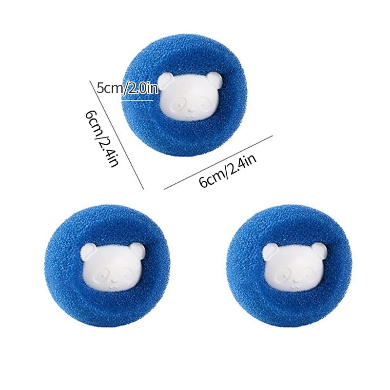 Shop Reusable Magic Pet Hair Removal Laundry Balls - Say Goodbye to Pet Hair on Clothes!
