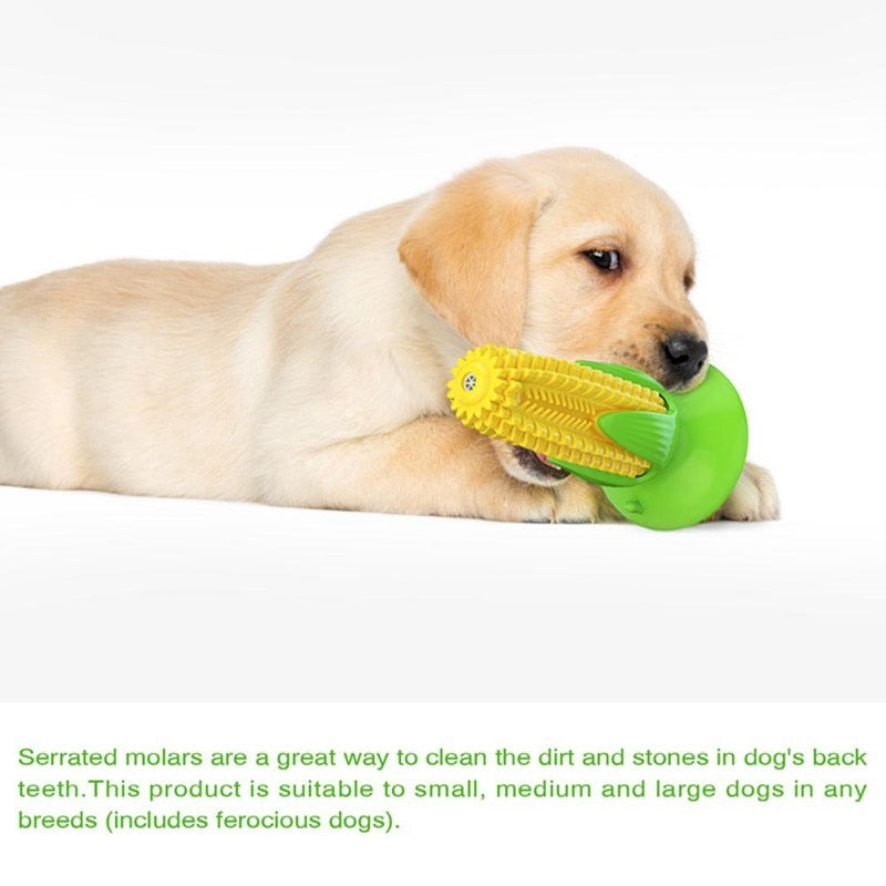 Dog Toys Corn Shaped Molars Bite Resistant Cleaning Teeth Toy | Interactive Chew Toy for Dogs