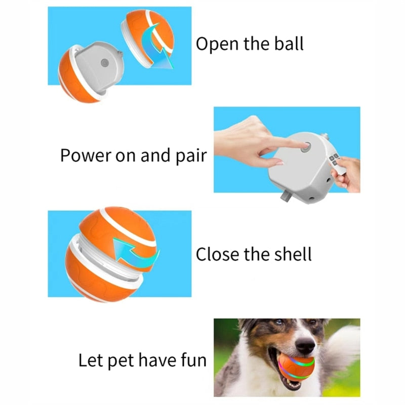 Shop the Best Smart Electric Rechargeable Dog Toy Ball - Keep Your Dog Active and Entertained!