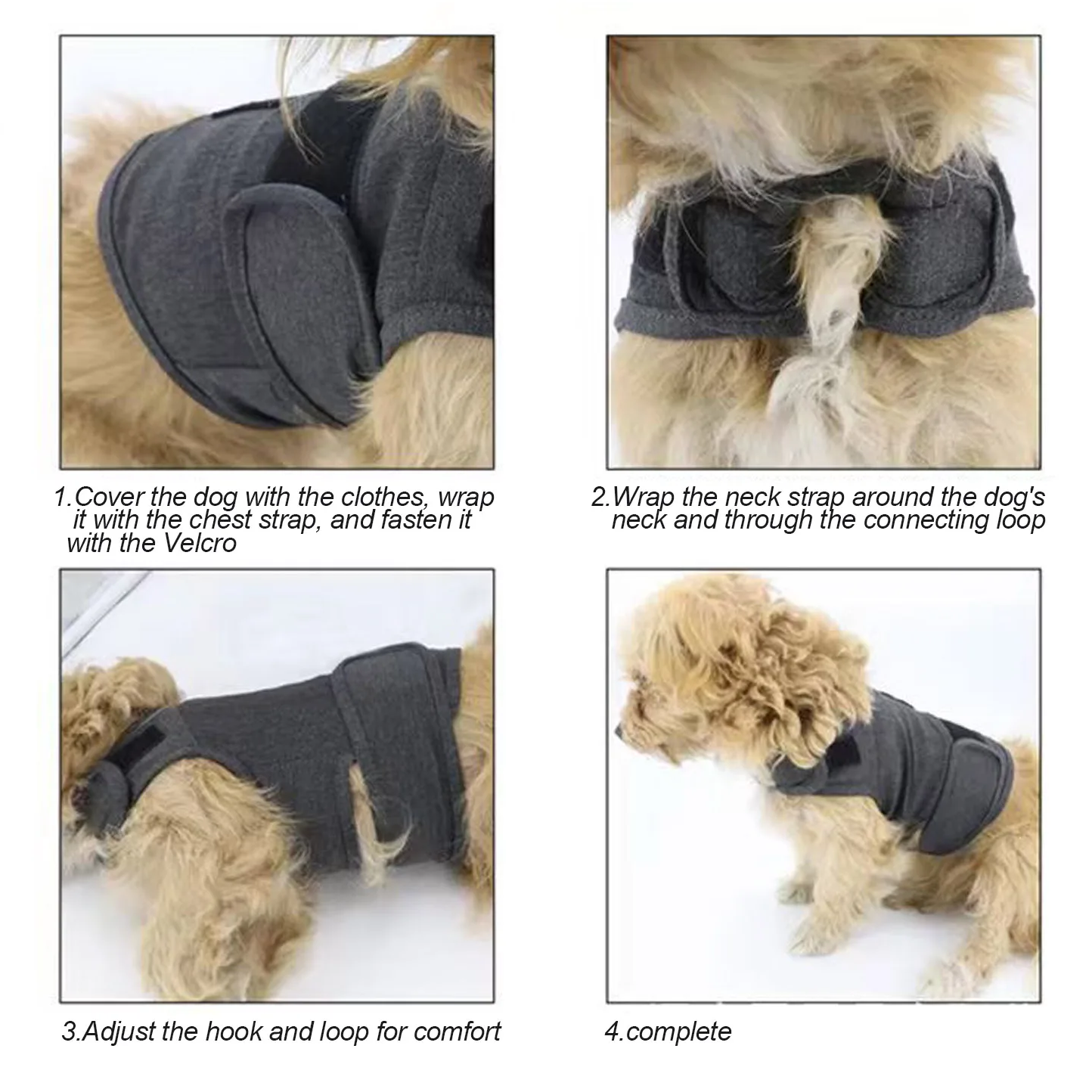 Classic Pet Anxiety Jacket - Breathable Calming Vest for Pets | Soothing Stress Relief