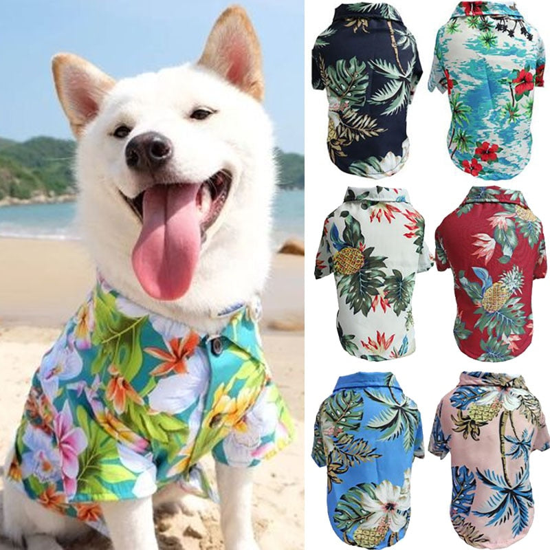 Shop Hawaiian Style Shirts for Dogs - Dress Your Pup in Tropical Fashion!