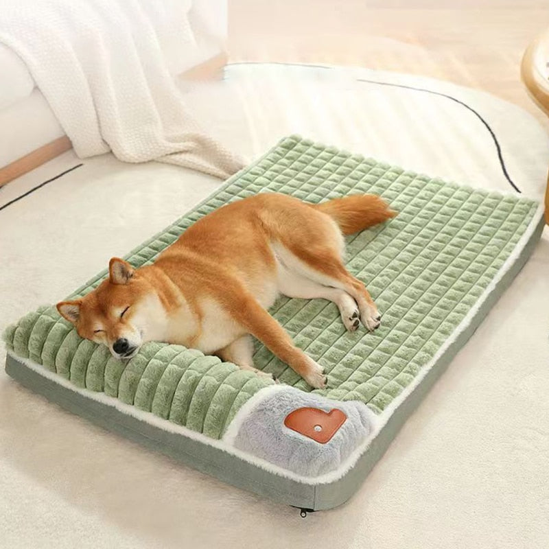 Cozy & Warm Fluffy Washable Dog Bed for Winter | Pet Store