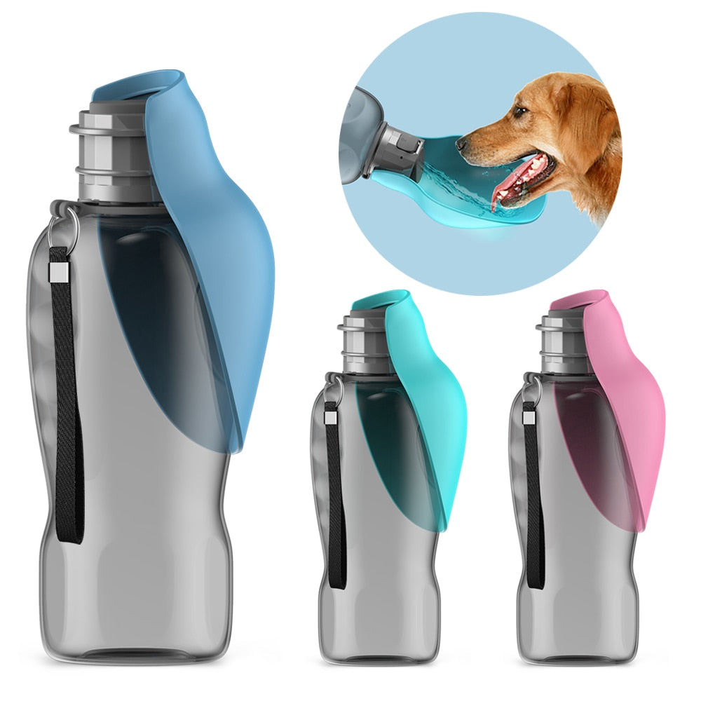 Stay Hydrated Anywhere with our 800ml Portable Dog Water Bottle with Bowl | Pet Store