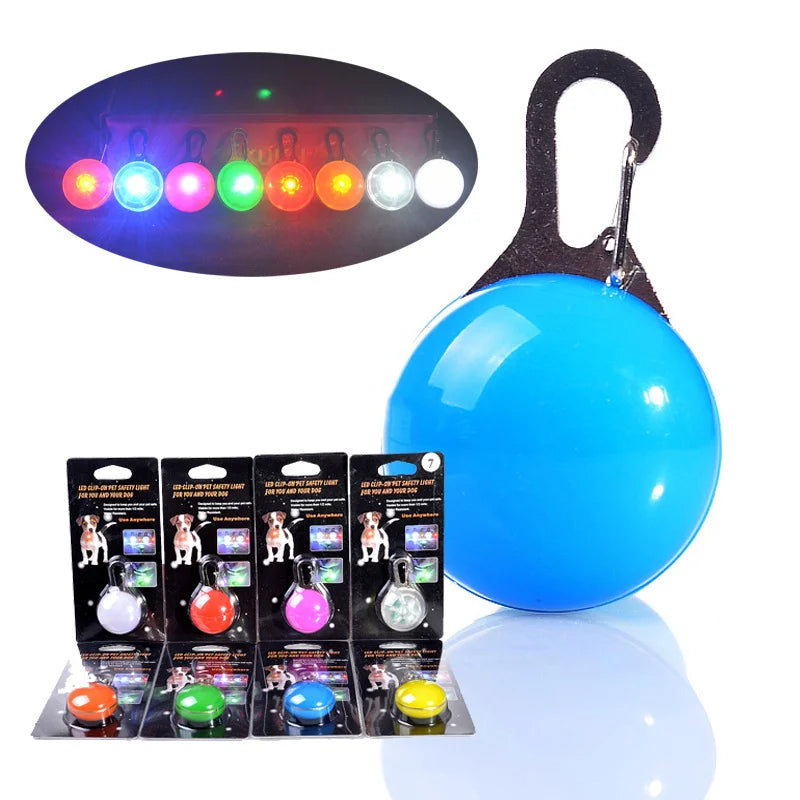 Illuminate with Safety: LED Dog Collar Pendant - Pet Luminous Collar for Nighttime Visibility