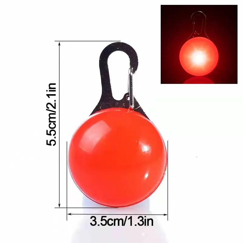Illuminate with Safety: LED Dog Collar Pendant - Pet Luminous Collar for Nighttime Visibility