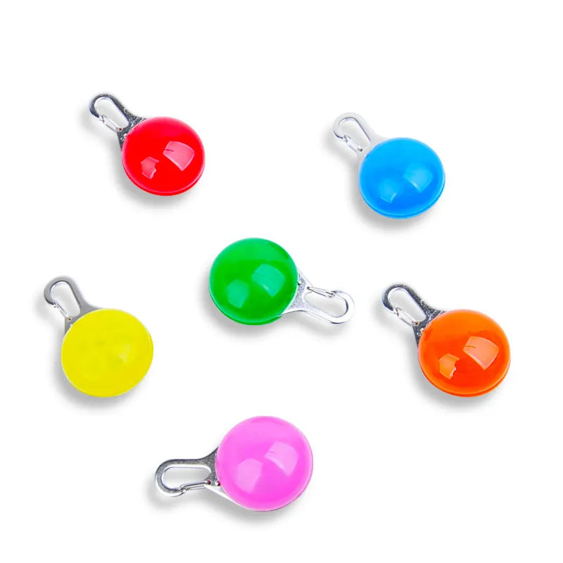 Illuminate with Safety: LED Dog Collar Pendant - Pet Luminous Collar for Nighttime Visibility